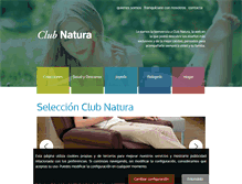 Tablet Screenshot of club-natura.com